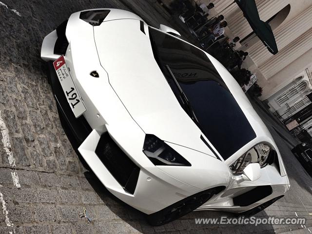 Lamborghini Aventador spotted in London, United Kingdom