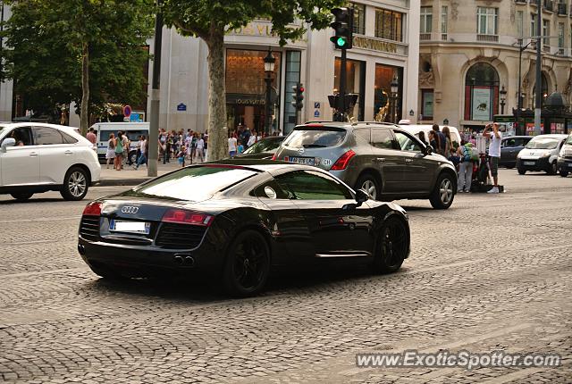 Audi R8 spotted in Paris., France