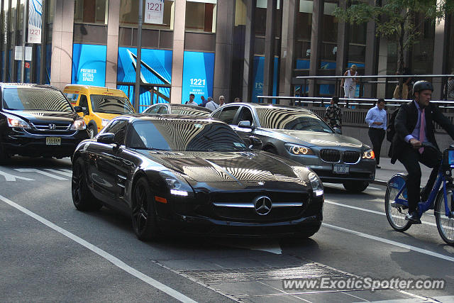 Mercedes SLS AMG spotted in New York City, New York