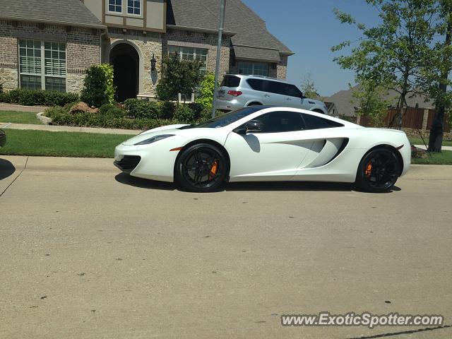 Mclaren MP4-12C spotted in The Colony, Texas