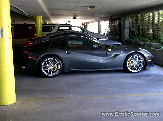 Ferrari F12 spotted in NOTL, Canada