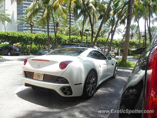 Ferrari California spotted in Bal Harbour, Florida