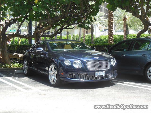 Bentley Continental spotted in Bal Harbour, Florida