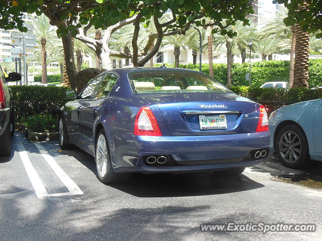 Maserati Quattroporte spotted in Bal Harbour, Florida