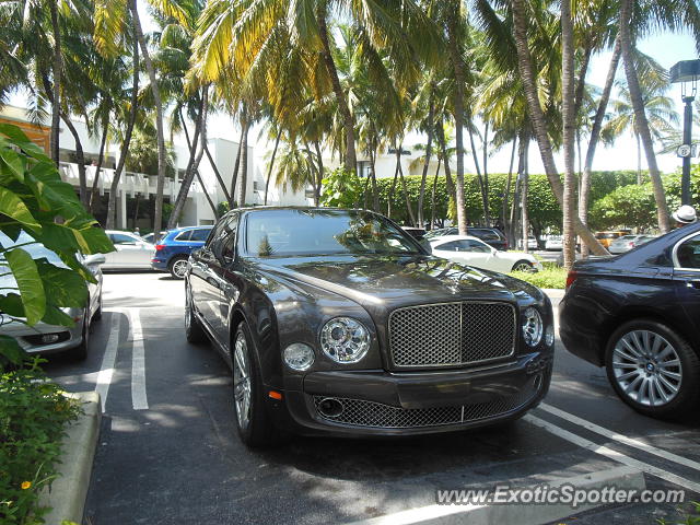 Bentley Mulsanne spotted in Bal Harbour, Florida