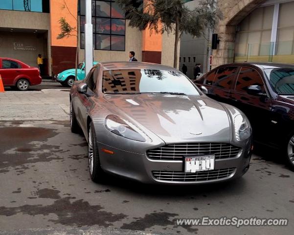 Aston Martin Rapide spotted in Lima, Peru