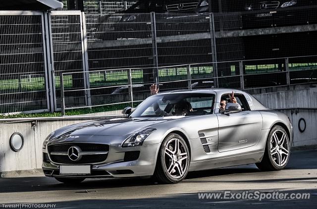 Mercedes SLS AMG spotted in Stuttgart, Germany