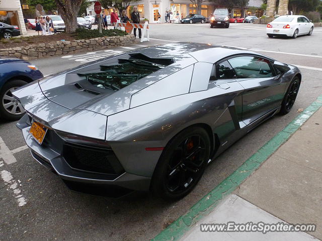 Lamborghini Aventador spotted in Carmel, California