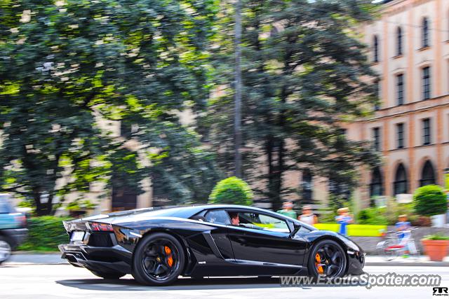 Lamborghini Aventador spotted in Munich, Germany