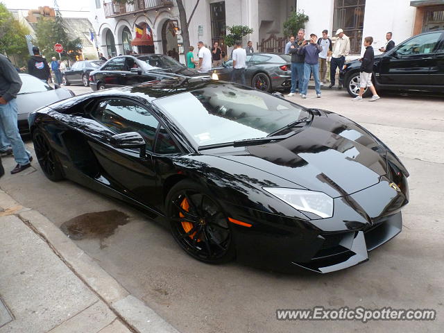 Lamborghini Aventador spotted in Carmel, California