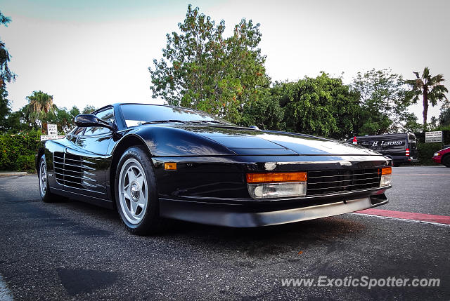 Ferrari Testarossa spotted in Los Angeles, California