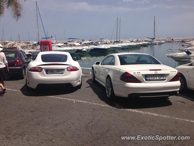 Jaguar XKR spotted in Puerto Banus, Spain