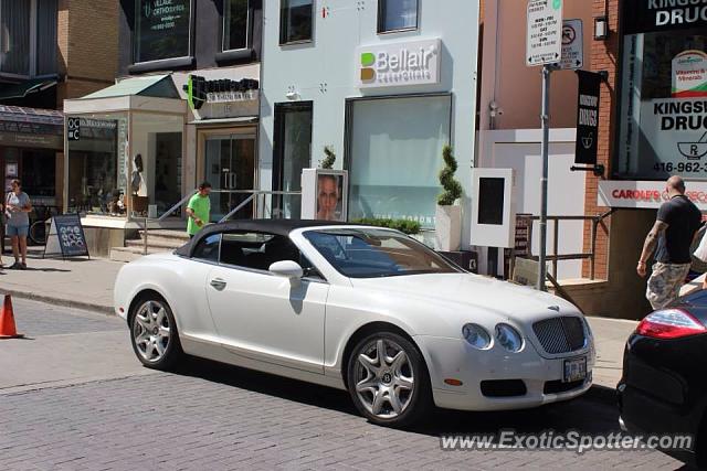 Bentley Continental spotted in Toronto, Canada