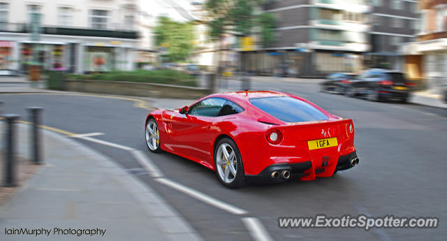 Ferrari F12 spotted in London, United Kingdom