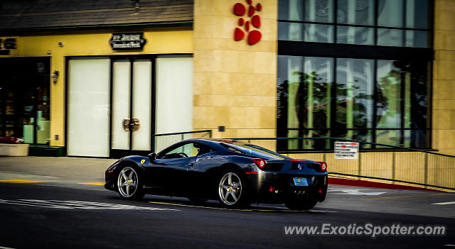 Ferrari 458 Italia spotted in Los Angeles, California