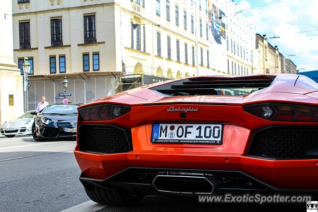 Lamborghini Aventador spotted in Munich, Germany