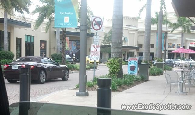 Maserati GranCabrio spotted in Naples, Florida