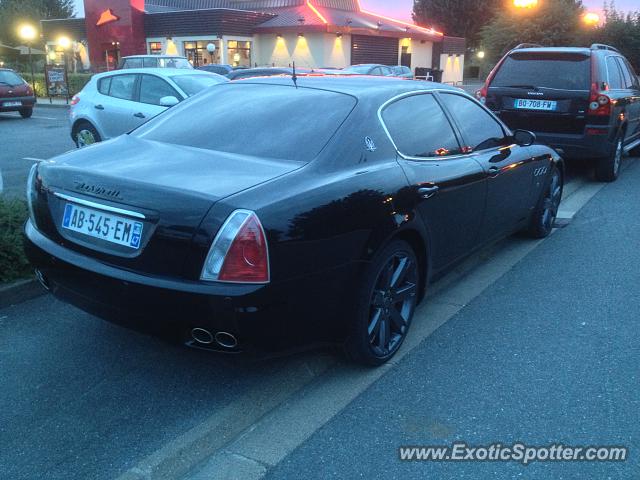 Maserati Quattroporte spotted in Lognes, France