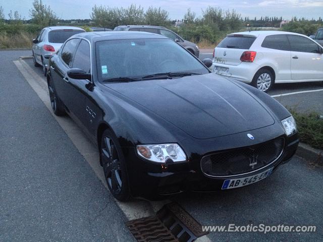 Maserati Quattroporte spotted in Lognes, France