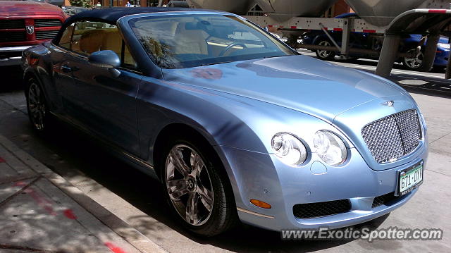 Bentley Continental spotted in Denver, Colorado