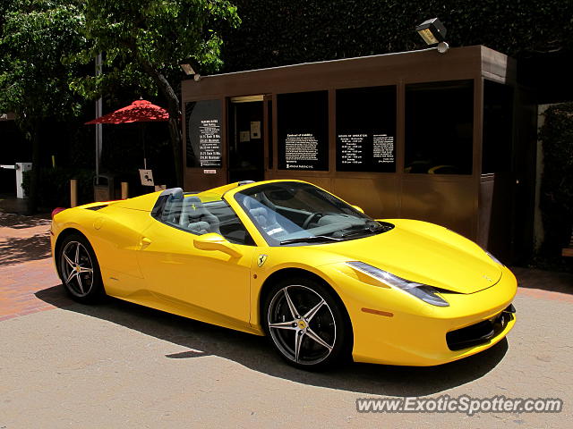 Ferrari 458 Italia spotted in Beverly Hills, California