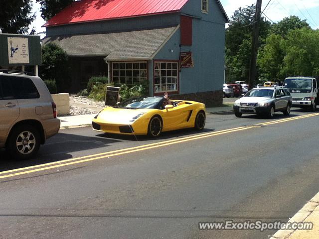 Lamborghini Gallardo spotted in Newtown, Pennsylvania