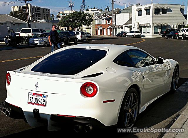 Ferrari F12 spotted in Newport Beach, California