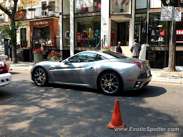 Ferrari California spotted in Toronto, Canada