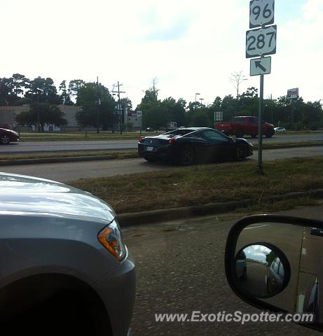 Ferrari 458 Italia spotted in Beaumont, Texas