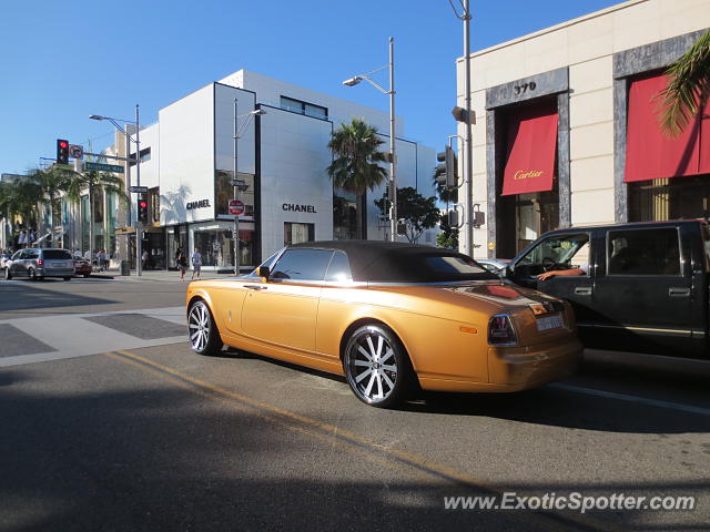 Rolls Royce Phantom spotted in Beverly Hills, California