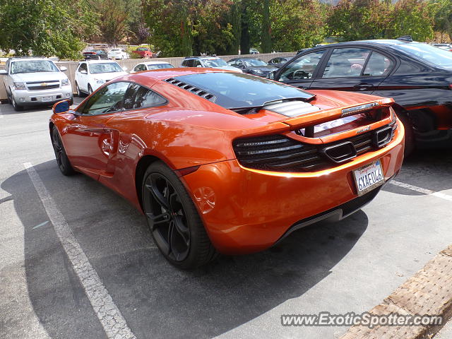 Mclaren MP4-12C spotted in Carmel Valley, California