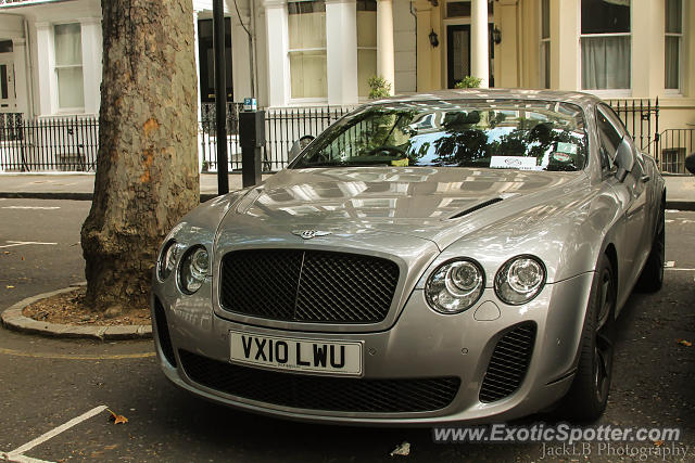 Bentley Continental spotted in London, United Kingdom