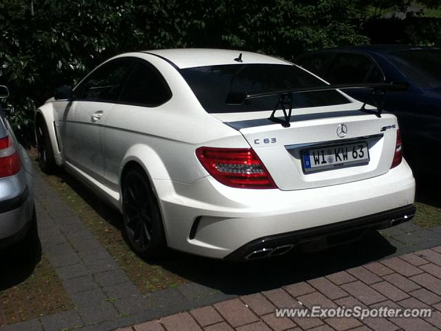 Mercedes C63 AMG Black Series spotted in Wiesbaden, Germany