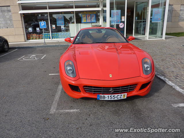 Ferrari 599GTB spotted in Perronnes, France