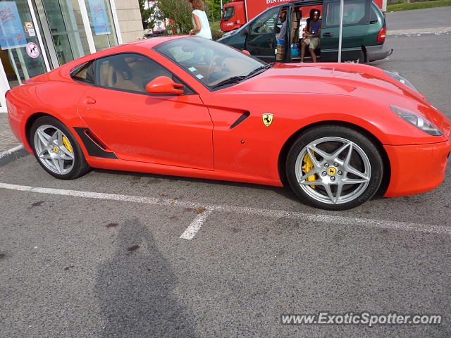 Ferrari 599GTB spotted in Perronnes, France