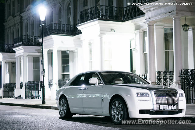 Rolls Royce Ghost spotted in London, United Kingdom