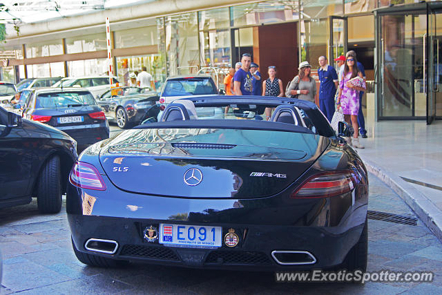 Mercedes SLS AMG spotted in Monte-carlo, Monaco