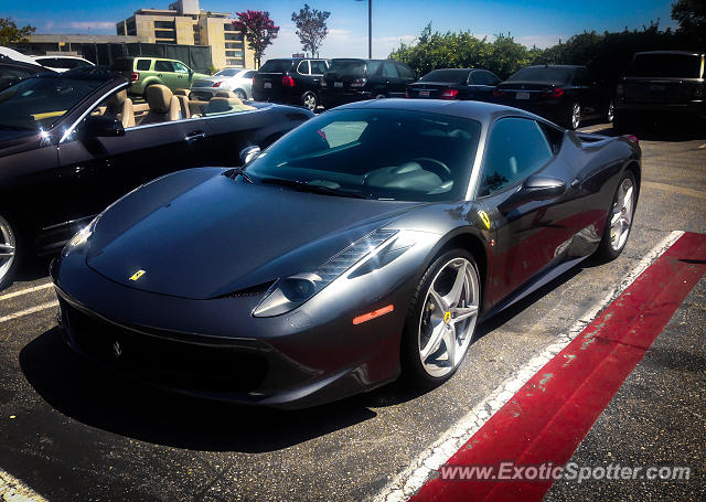 Ferrari 458 Italia spotted in Los Angeles, California