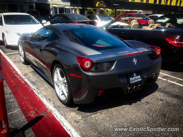 Ferrari 458 Italia spotted in Los Angeles, California