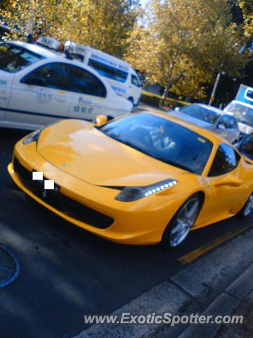 Ferrari 458 Italia spotted in Sydney, Australia