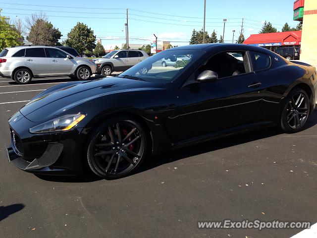 Maserati GranTurismo spotted in Toronto, Ontario, Canada