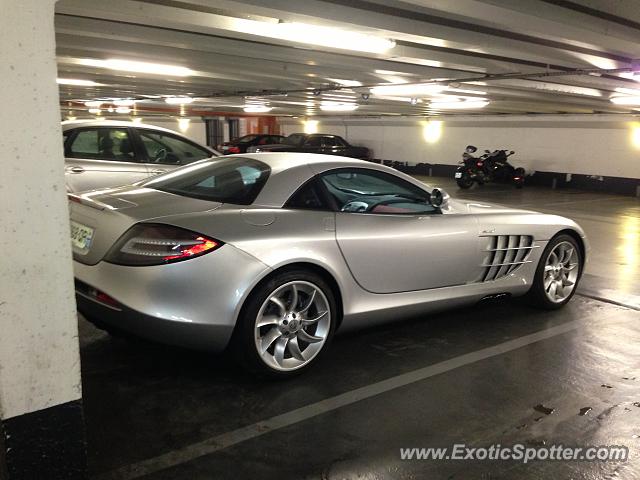 Mercedes SLR spotted in Paris, France