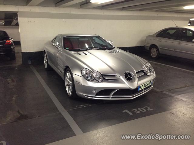 Mercedes SLR spotted in Paris, France