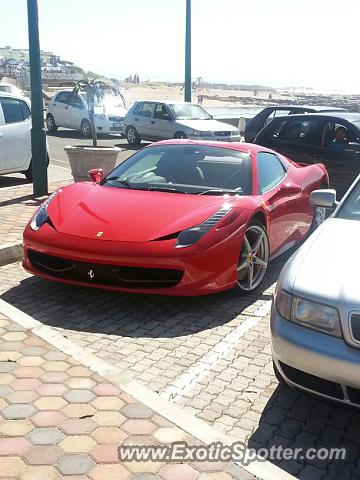 Ferrari 458 Italia spotted in Mosselbay, South Africa