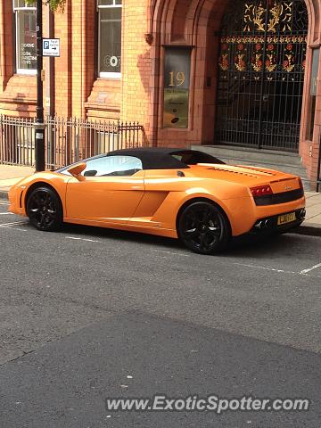 Lamborghini Gallardo spotted in Birmingham, United Kingdom