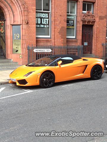 Lamborghini Gallardo spotted in Birmingham, United Kingdom