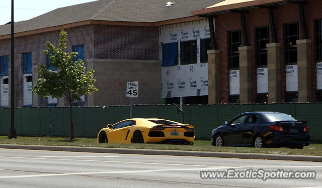 Lamborghini Aventador spotted in Dublin, Ohio