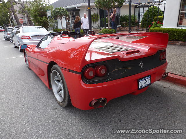 Ferrari F50 spotted in Carmel, California