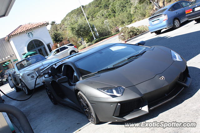 Lamborghini Aventador spotted in Monterey, California