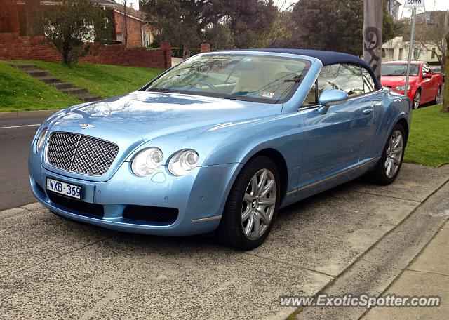 Bentley Continental spotted in Melbourne, Australia